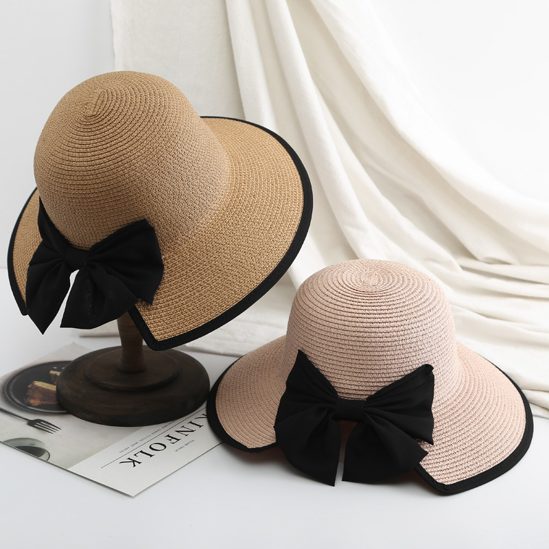 K189 หมวกผู้หญิง หมวกชายหาด ปา - Bucket Hat Straw บทวิจารณ์และราคา