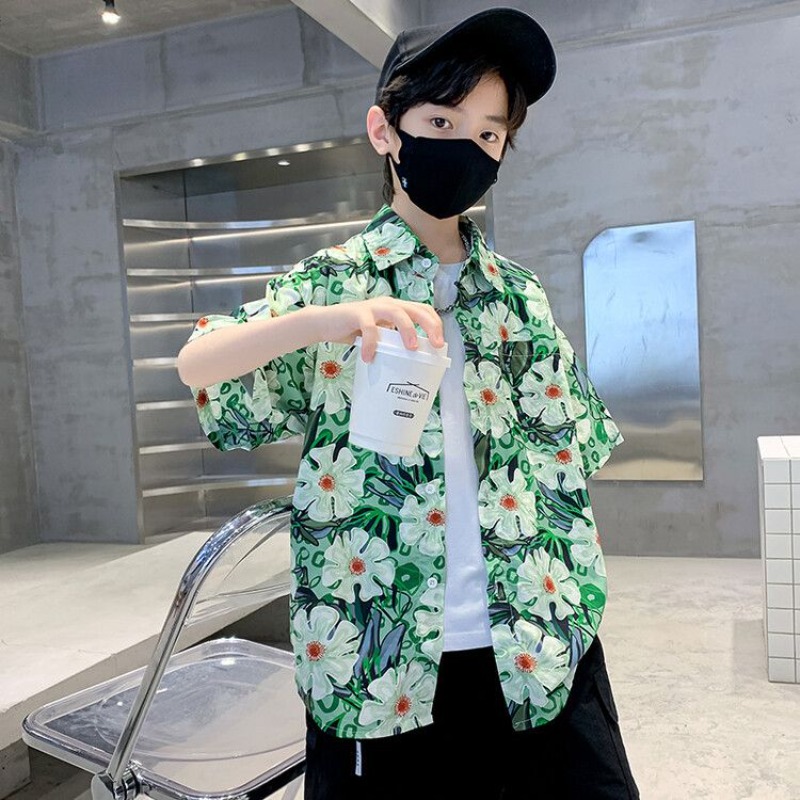 ชุดเสื้อเชิ้ตลายดอกไม้สำหรับเด - Resort Shirt Floral บทวิจารณ์และราคา