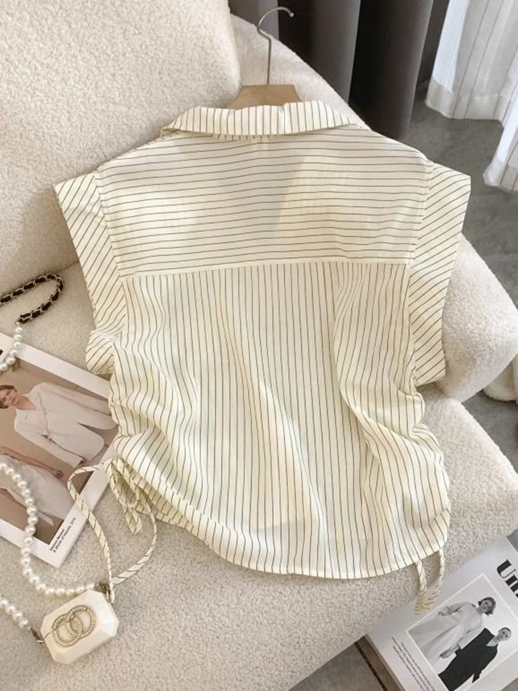 Jmprs ลายเสื้อผู้หญิง Vintage  - Shirt Camp Collar บทวิจารณ์และราคา