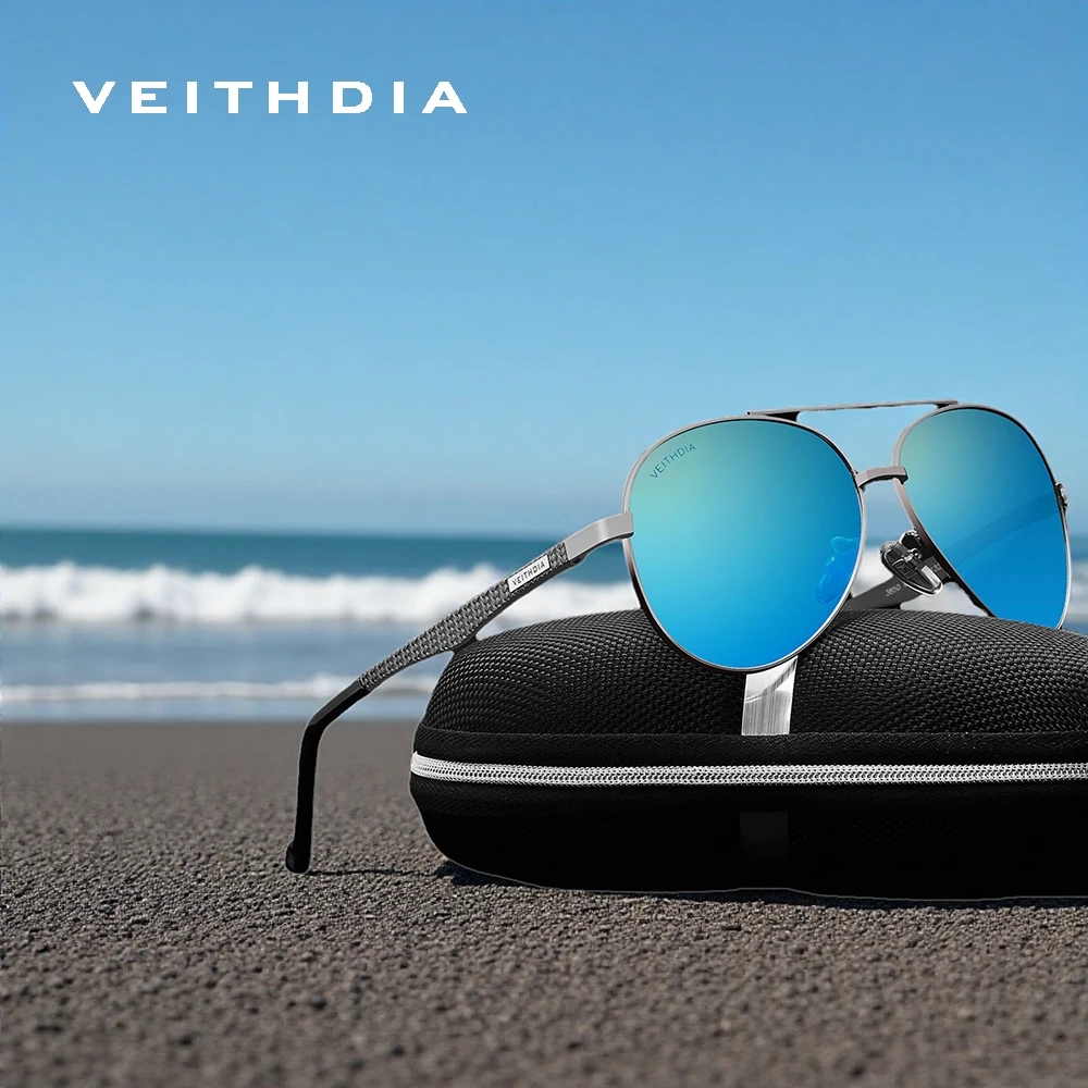 VEITHDIA แว่นตากันแดดกรอบอลูมิ - Sunglasses Aviator Polarized บทวิจารณ์และราคา