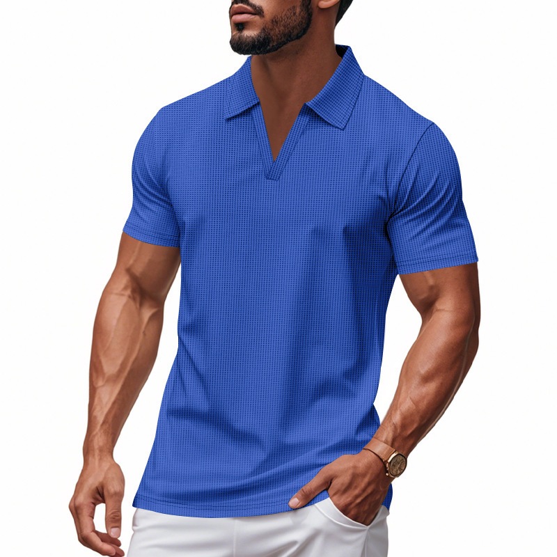 เสื้อโปโลผู้ชายแบบใหม่สำหรับฤด - Shirt Camp Collar บทวิจารณ์และราคา