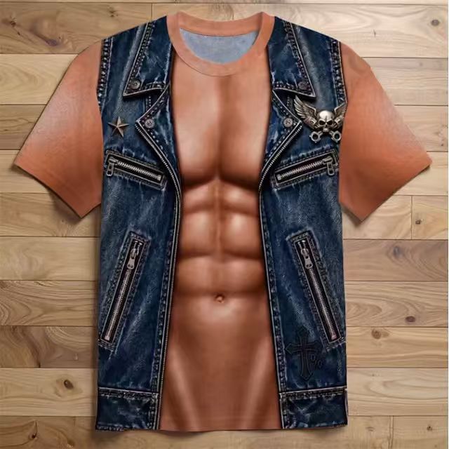 เสื้อกล้ามหนังผู้ชายดีไซน์สร้า - Tank Top Muscle บทวิจารณ์และราคา